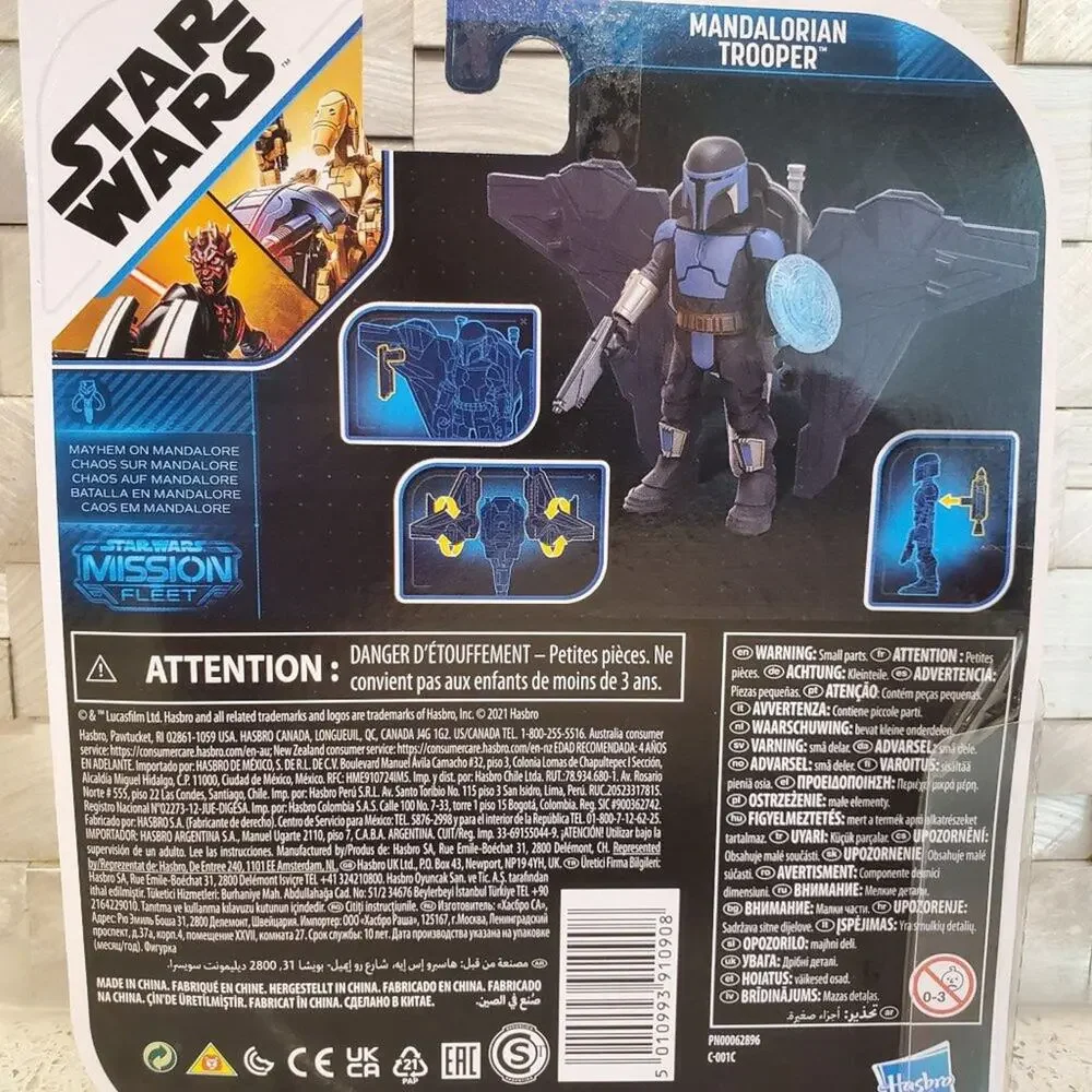 Star Wars Mission Fleet Mandalorian Trooper Action Figure Star Wars Action Figur